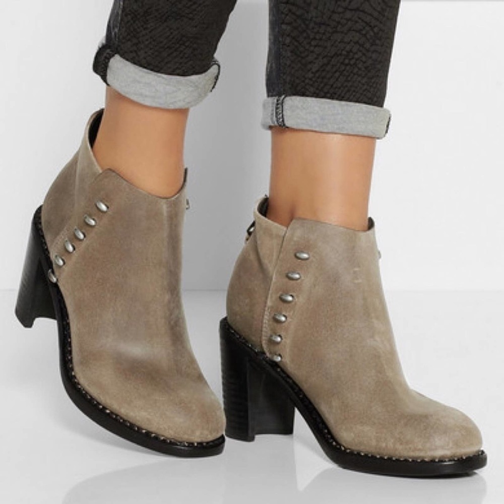 Rag & Bone Ayle Suede Ankle Boot in Clay Size 5